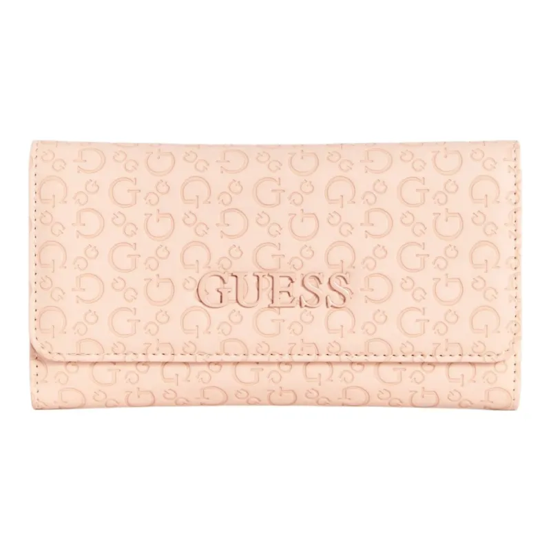 GUESS Artificial Leather Clutch Unisex Pink-0