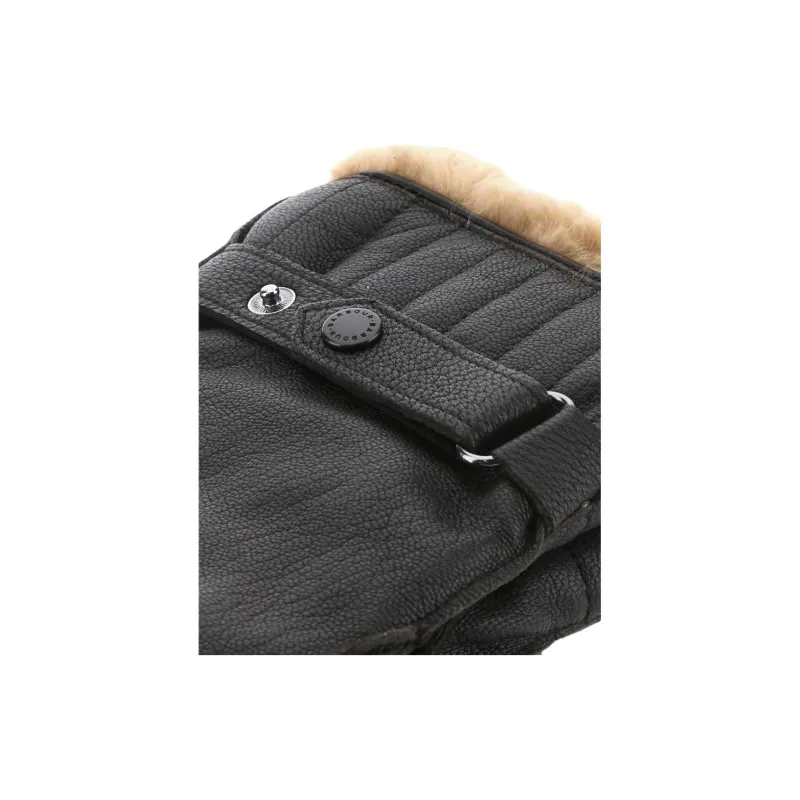BARBOUR Knit Gloves Men's Black-2