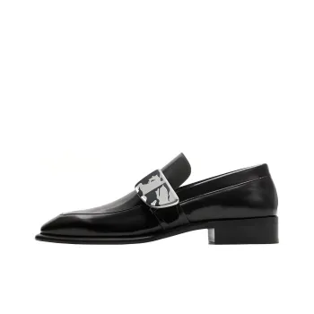 Burberry Shield Leather Loafers