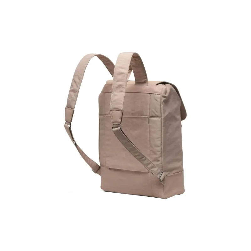Herschel Genuine Leather Backpack Small Size Unisex Light Taupe-2