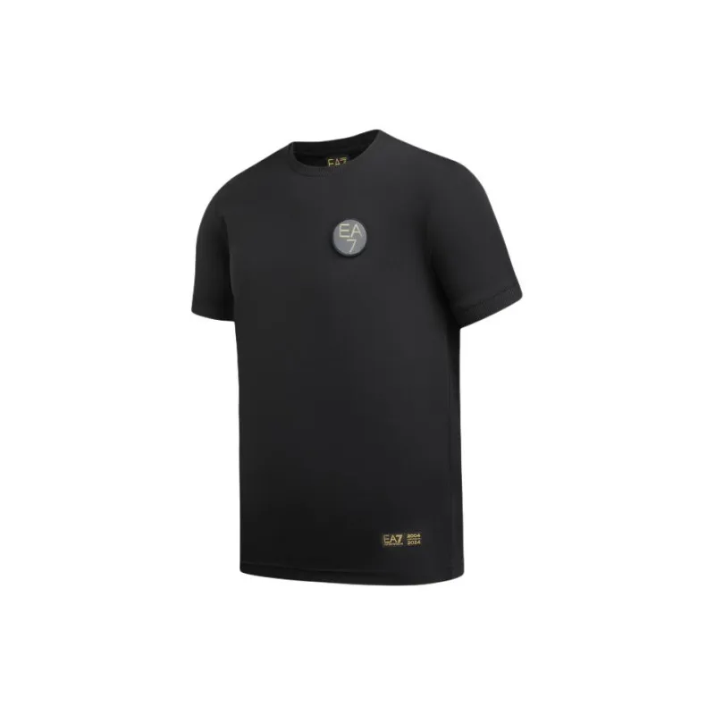 EMPORIO ARMANI Logo Appliqué Crewneck T Shirt-2