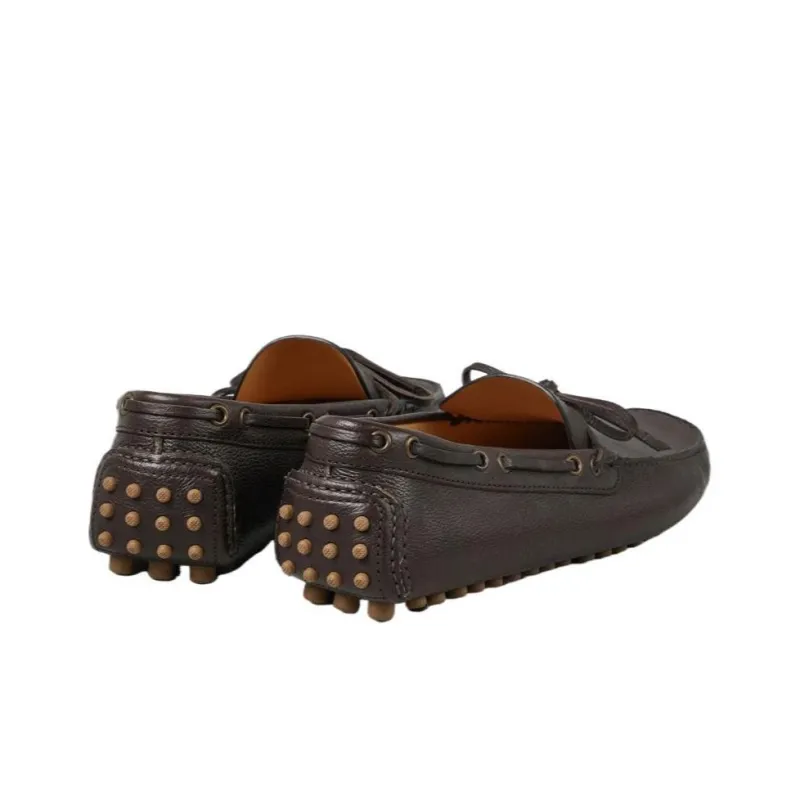 Brunello Cucinelli Driver Leather Loafers-3