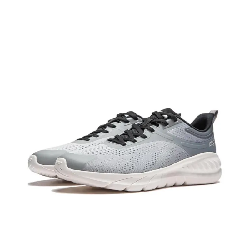 LiNing Eazgo Flex V2 Low Top Running Shoes Men's Gray White-2