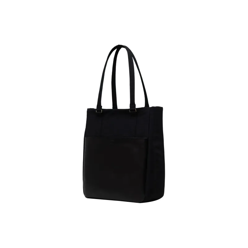 Herschel Nylon Tote Bag Shopping Bag Handbag Large Size Unisex Black-3