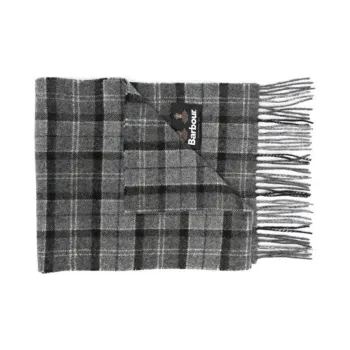 BARBOUR Knit Scarves Men's Gray