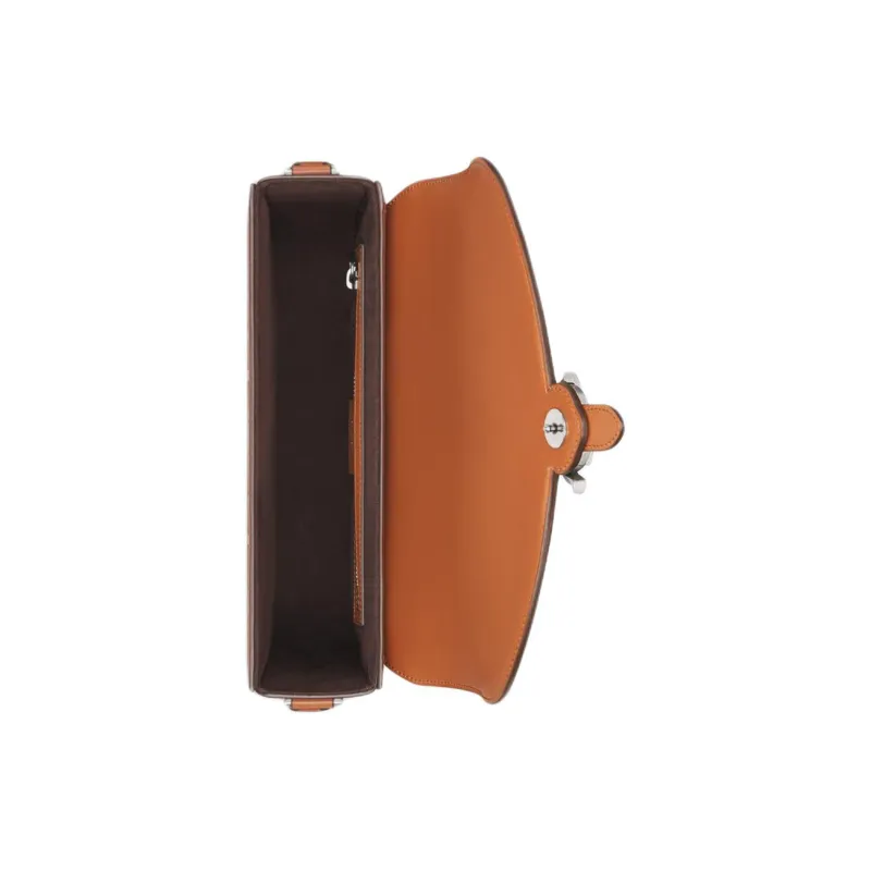 DIOR Cannage Cosmo Leather Shoulder Bag Crossbody Bag Men's Cognac-4