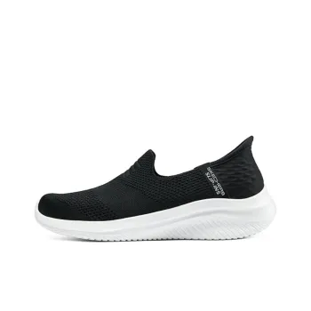 Skechers Slip Ins Hands Free Slip Ins Durable Breathable Low Top Casual Shoes Women's Black White