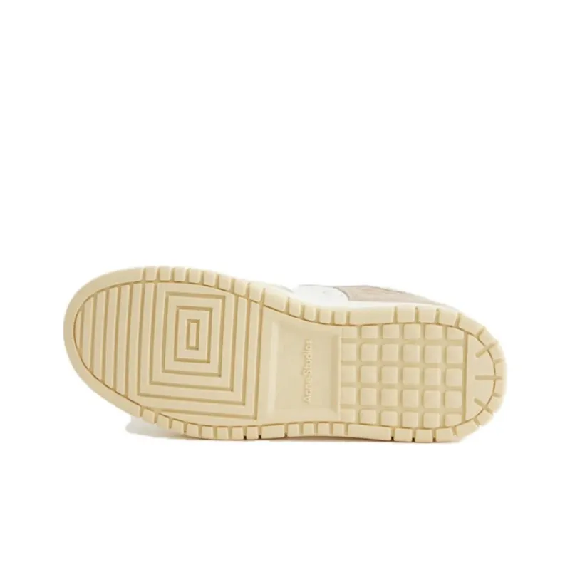 Acne Studios Crinkled Panelled Suede Sneakers-4