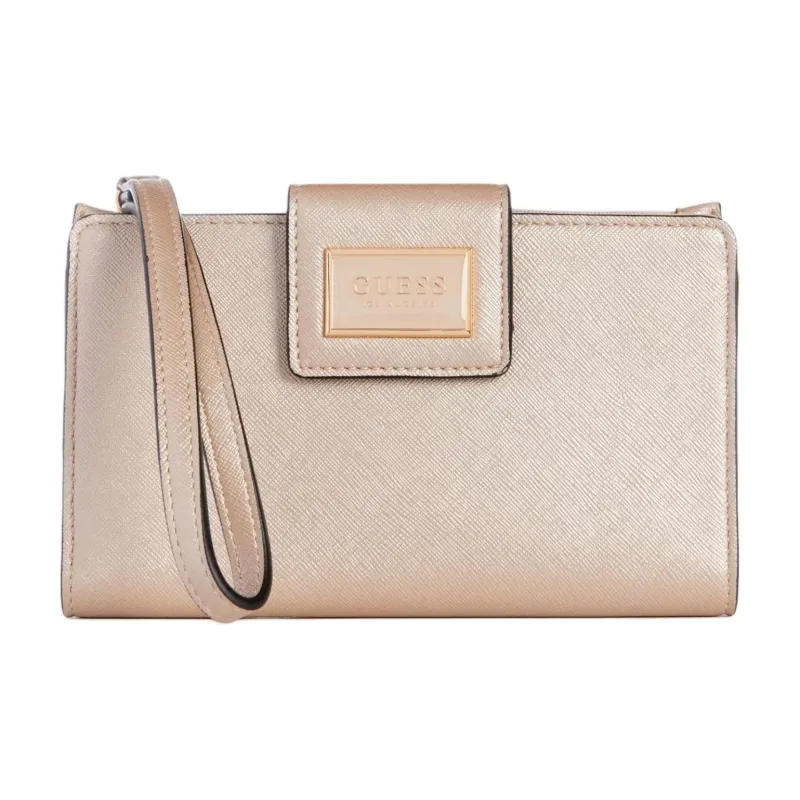 GUESS Artificial Leather Cell Phone Storage Bag Unisex Taupe-0