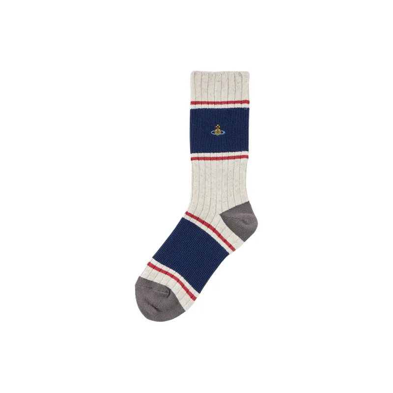 Vivienne Westwood SS24 Mid-Calf Socks Women's 1 Pack White-0