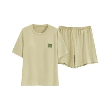 The Story Of The Flower Season Pajama Set Women's Green