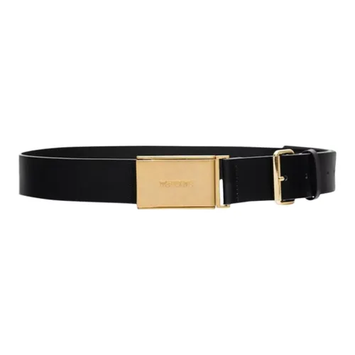 WE11DONE Logo Double Buckles Belt 