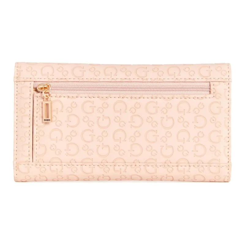 GUESS Artificial Leather Clutch Unisex Pink-1