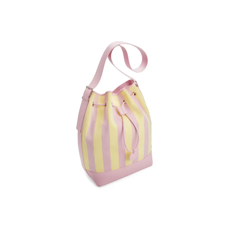 CHARLES&KEITH Fabric Crossbody Bag Extra Large Women's Yellow Yellow/Multi Composite Color-2