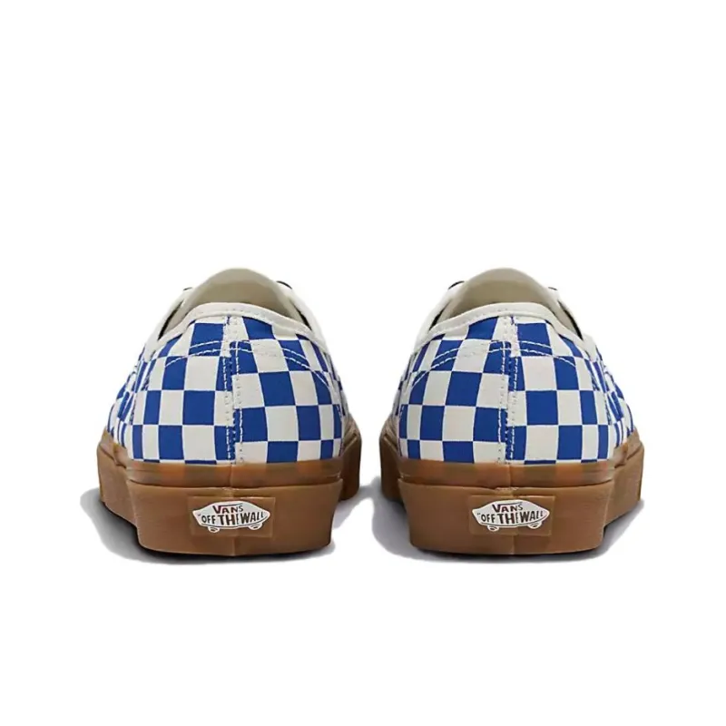 Authentic Vans 'Checkerboard Blue Gum Braided Laces'-3