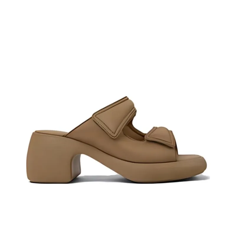 CAMPER Slide Slippers Women's Brown-3