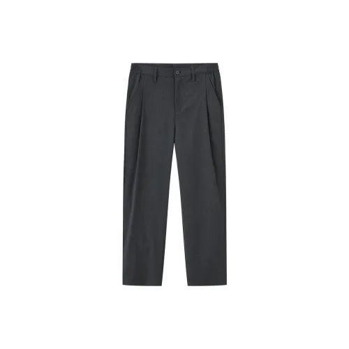 RIVER STONE Suit Trousers Men Dark Gray