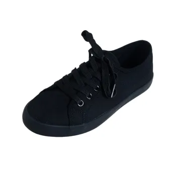 MINGKUANG Street Classic Box Anti Slip Wear Resistant Low Top Canvas Shoes Women's