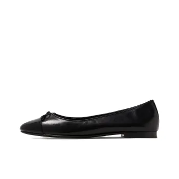 TORY BURCH Bow detailing Leather Ballerina Shoes