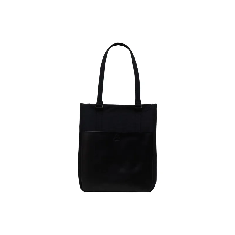 Herschel Nylon Tote Bag Shopping Bag Handbag Large Size Unisex Black-0