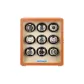 9 Watch Slot-[Fingerprint Version]Brown+Beige Yellow