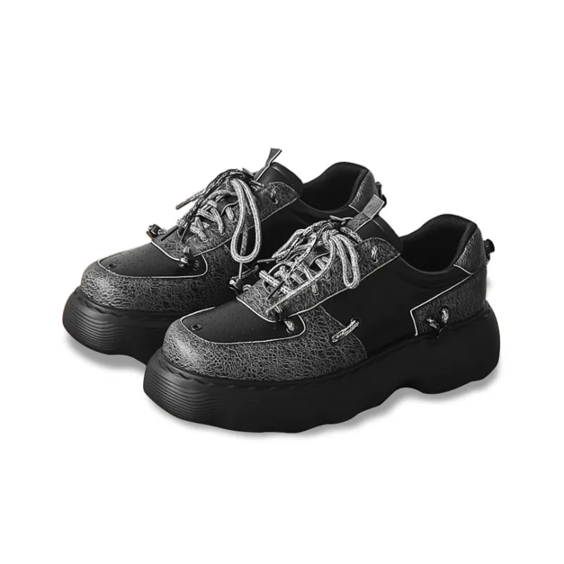 Lady's House Low-Top Life And Leisure Men's Black-2