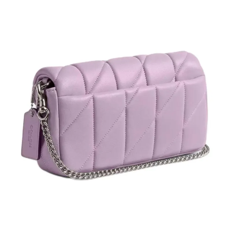 COACH Tabby Nappa Leather Crossbody Bag Shoulder Bag Small Size Women's Light Purple-1