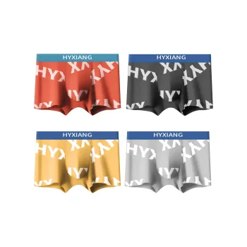 H-YXIANG Underpants Men's 4 Pack