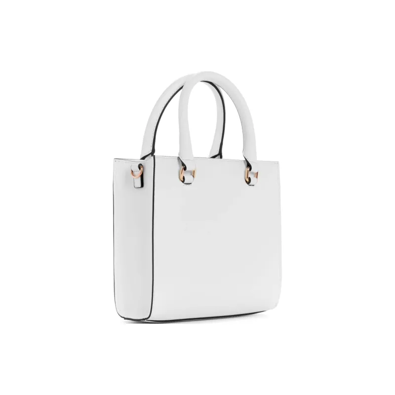 GUESS Artificial Leather Handbag Small Size Women's White-1