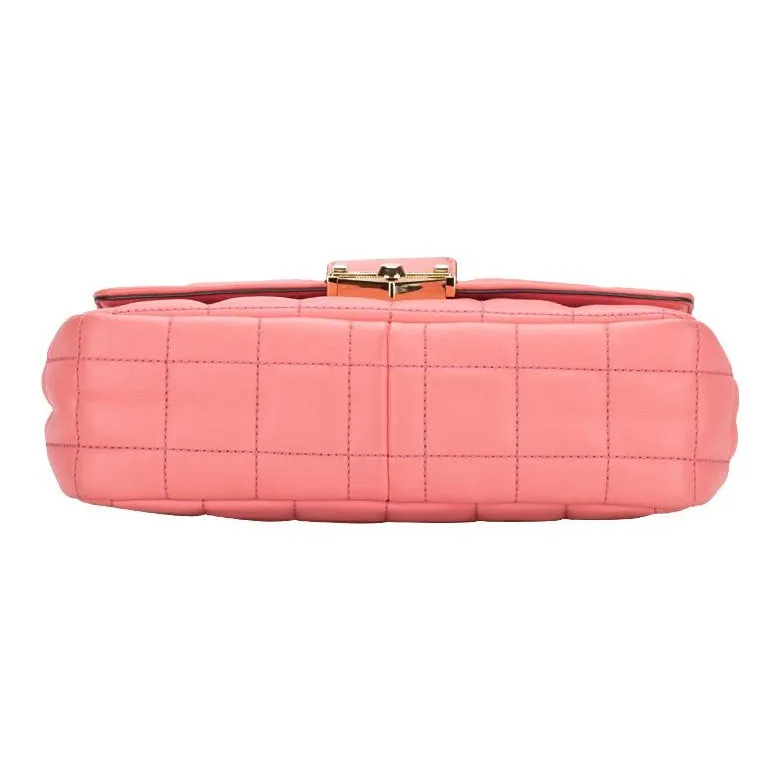 MICHAEL KORS Soho Sheepskin Shoulder Bag, Crossbody Bag Large Size Women's Rose Pink-3