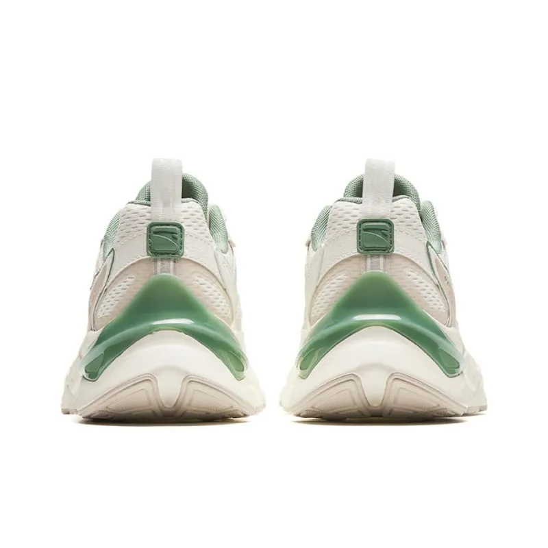 Anta Millennium 7 Cushioning Wear Resistant Low Top Casual Shoes Men's White Gray Green-2