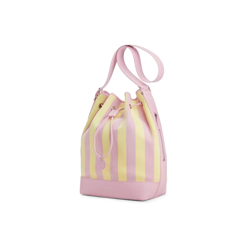 CHARLES&KEITH Fabric Crossbody Bag Extra Large Women's Yellow Yellow/Multi Composite Color-1