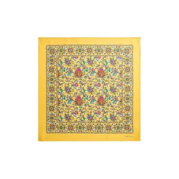 Polo Ralph Lauren Floral-print Mulberry-silk Pocket Square
