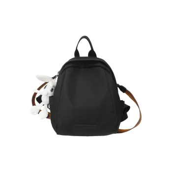 Parker Bear Nylon Polyester Backpack Regular Unisex Black/Gray/Pink/White/Yellow