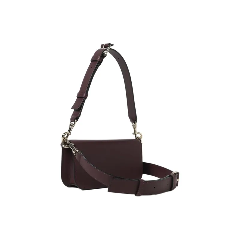 Valentino Locò Calfskin Portable Crossbody Bag Shoulder Bag Men's Burgundy-1