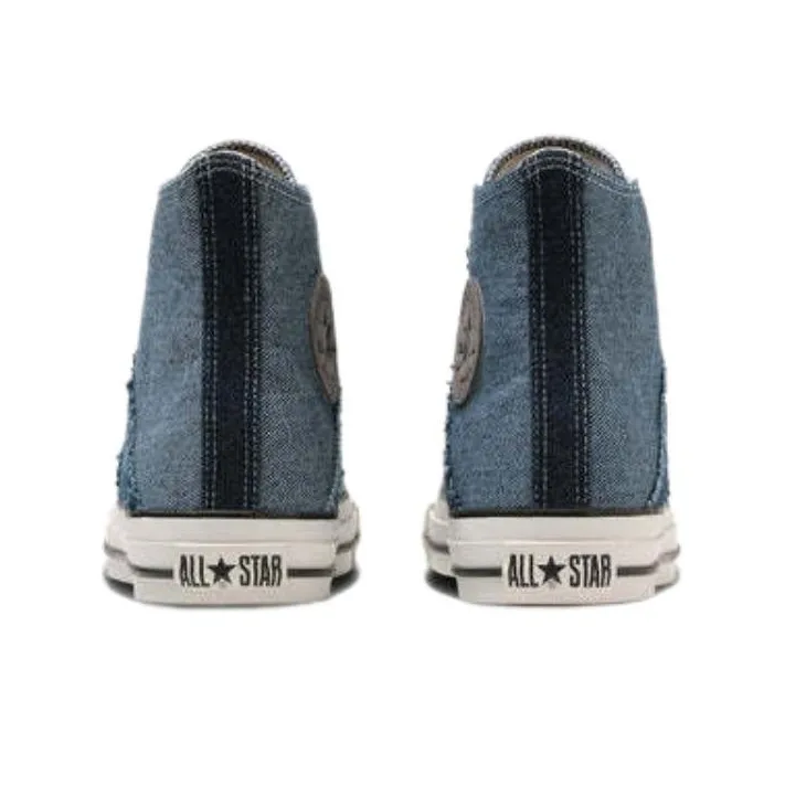 Converse All Star Ⓡ DENIMPATCHWORK HI Abrasion Resistant Cushioning High Top Canvas Shoes Unisex White Blue Black-4