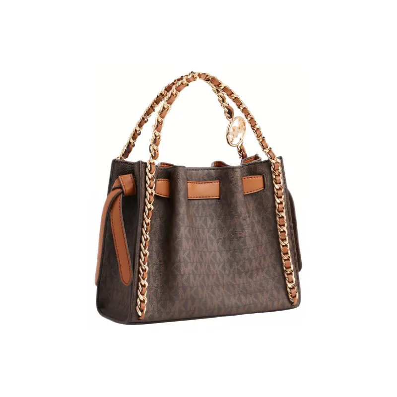 MICHAEL KORS Mina Small Signature Logo Chain Crossbody Bag-3