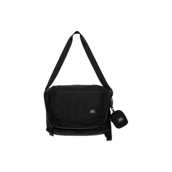 Lee Nylon Messenger Bag, Shoulder Bag Regular Unisex Black