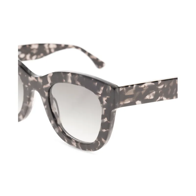 Thierry Lasry Acetate Oval Sunglasses Unisex Black-2