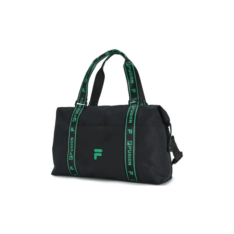 FILA FUSION Fabric Shoulder Bag, Crossbody Bag, Handbag Extra Small Unisex Pitch Black-1