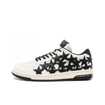 AMIRI Stars Low Top White Beige