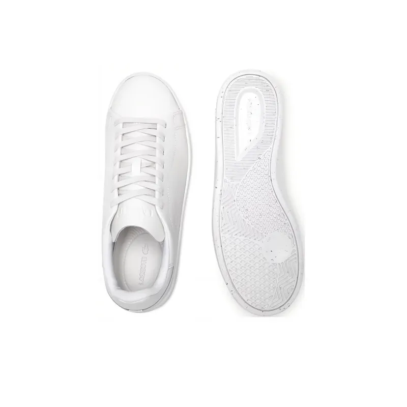LACOSTE Low Top Skateboard Shoes Men's Ecru-3