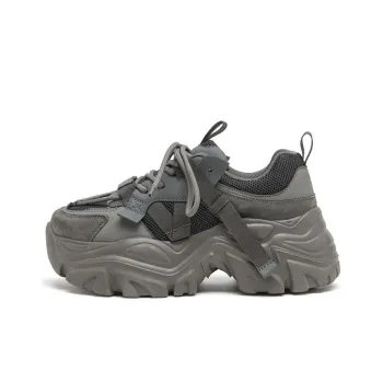 AGSDON Breathable And Lightweight Low Top Chunky Sneakers 5.5cm Women's