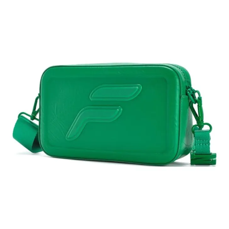 FILA FUSION Polyurethane Camera Bag, Shoulder Bag, Crossbody Bag Unisex Ice Refreshing Green-1