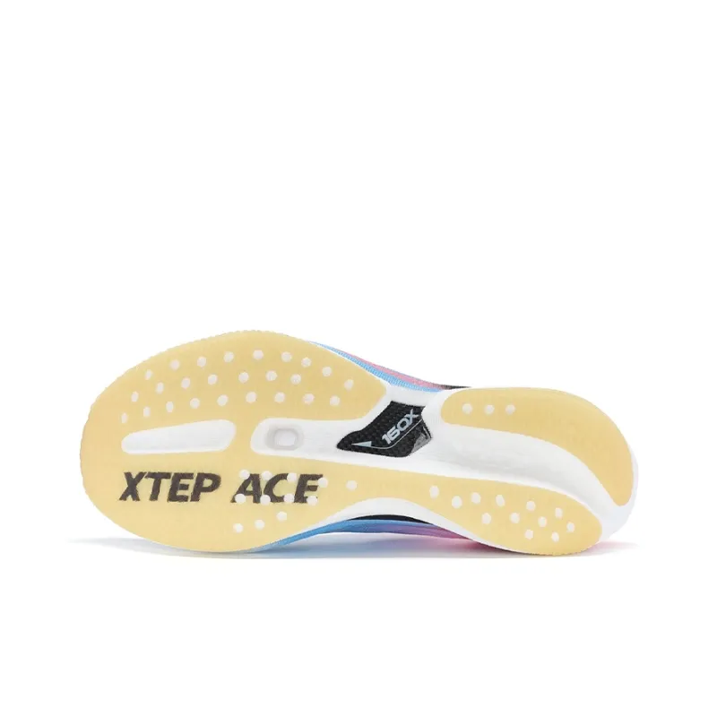XTEP Racing 160X 5.0 Running Shoes Men Low Top Fluorescent Cherry Pink/Moon Blue-6
