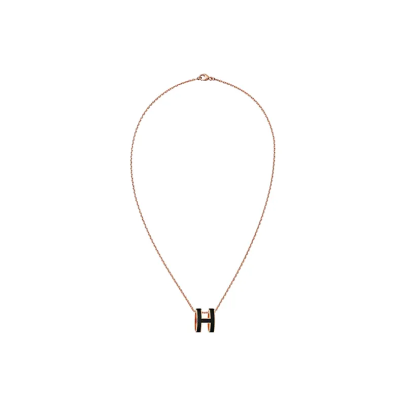 HERMES Mini Pop H Pendant Noir-1