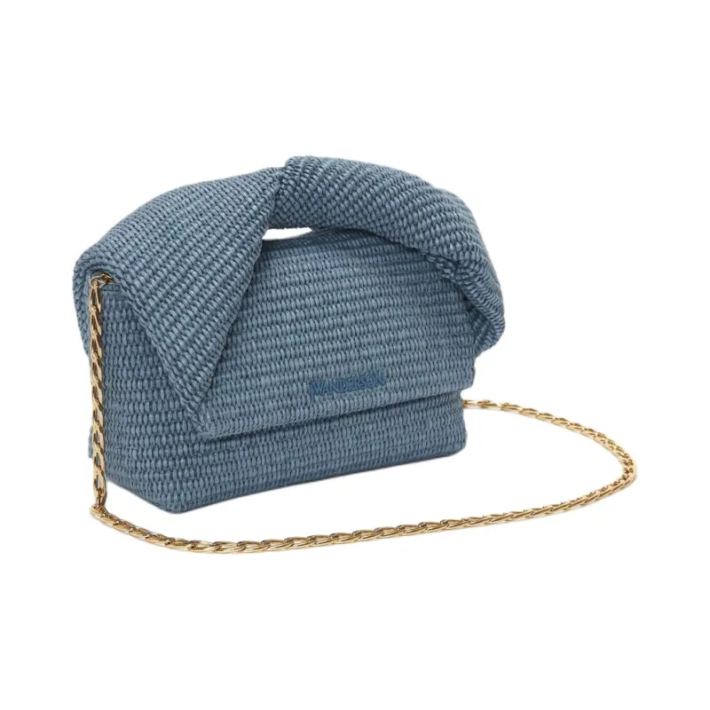 JW Anderson Medium Twister Raffia Tote Bag-2