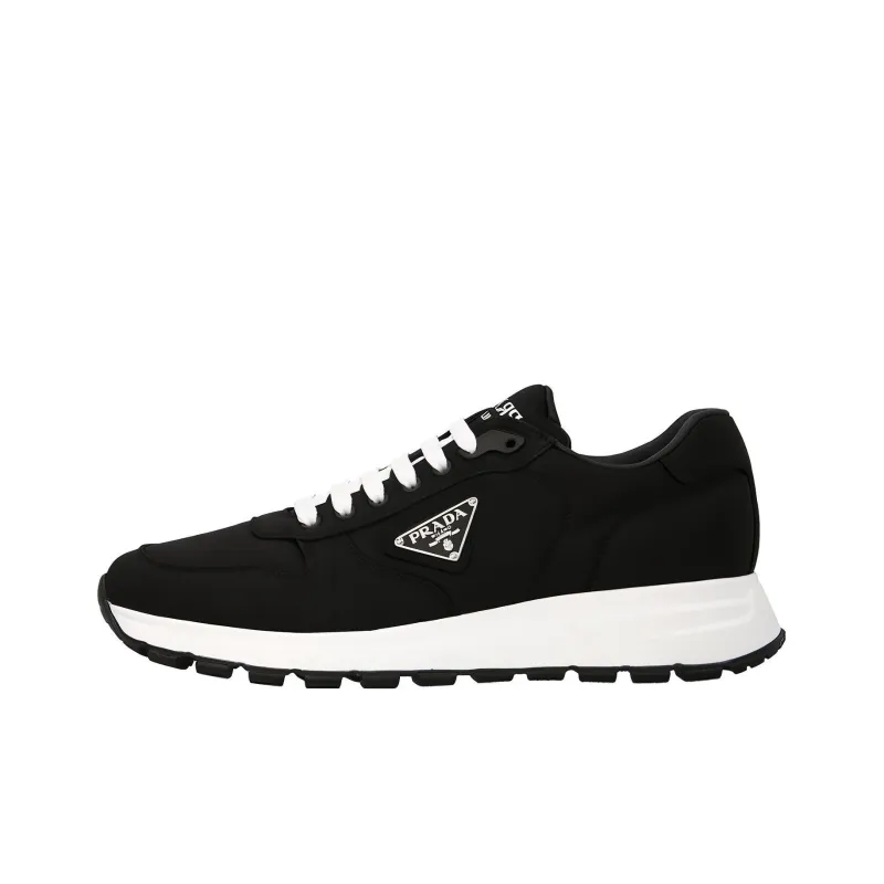 PRADA Triangle-logo Re-Nylon Sneakers-0