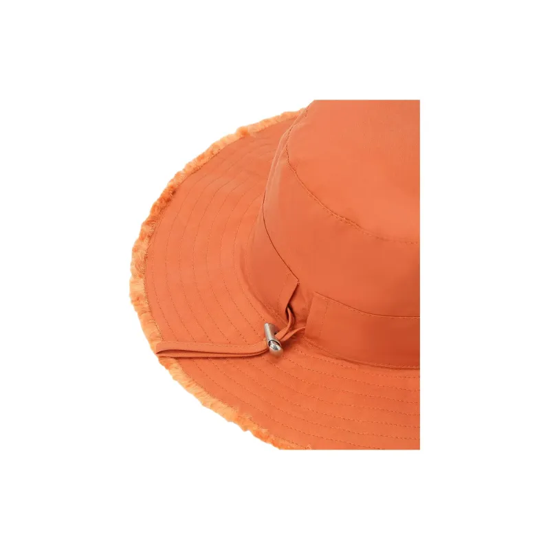Jacquemus Cotton Bucket Hats Unisex Orange-2