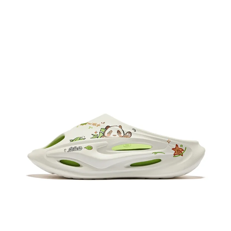 Erke Quiet Slide Slippers Women's Qizai Color Scheme-0